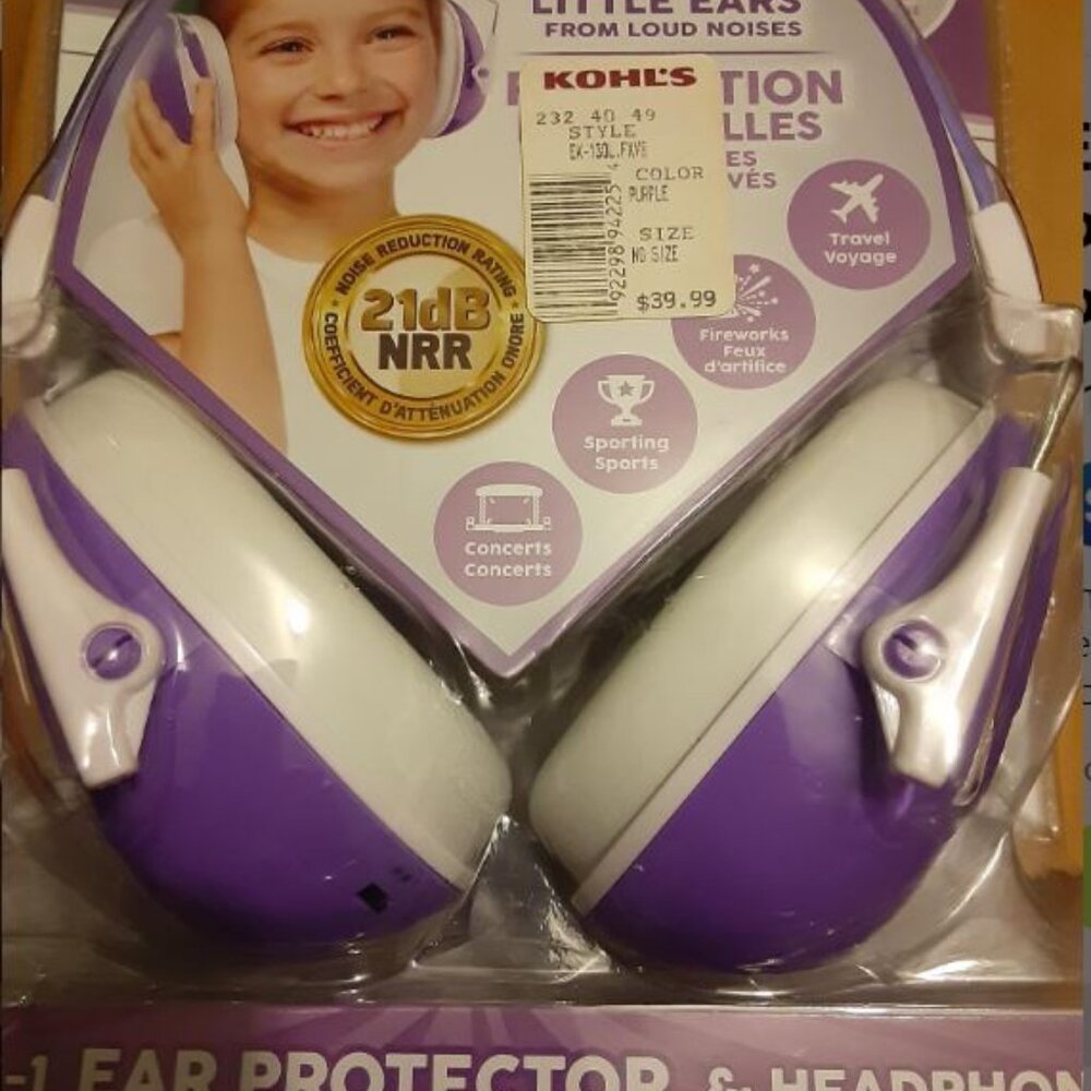 Ear protectors/headphones (factory sealed)